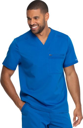 Balance by Dickies Men's V-Neck Solid Scrub Top