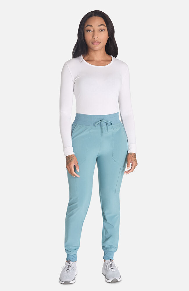 Women's Mid Rise Cargo Jogger Scrub Pant, , large