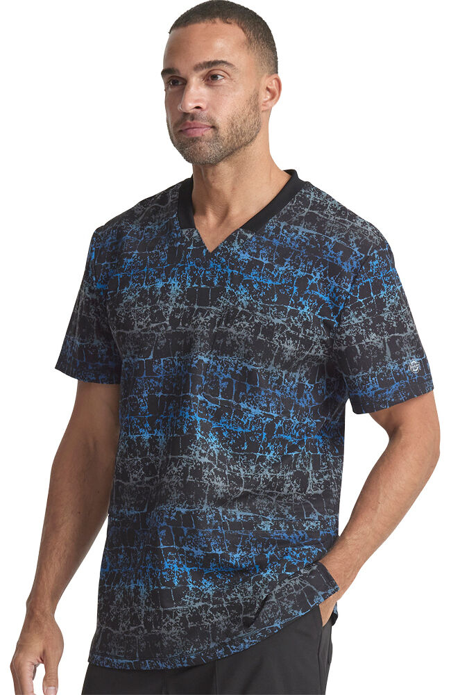 Mens printed hotsell scrub tops