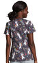 Clearance Women's A Different Beat Print Scrub Top, , large
