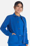 Women's Zip Front Fleece Scrub Jacket, , large