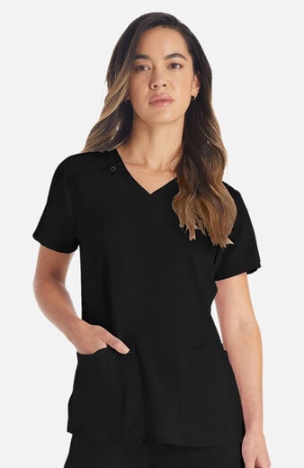 Women's 2-Pocket Utility V-Neck Scrub Top Women's 2-Pocket Utility V-Neck Scrub Top