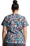 Clearance Women's Pawsitive Vibes Print Scrub Top, , large