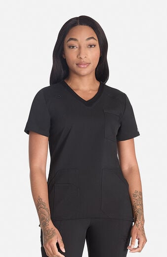 Women's V-Neck Solid Scrub Top Women's V-Neck Solid Scrub Top
