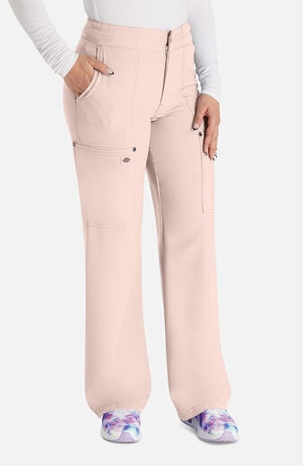 Women's Zip Fly Wide Leg Cargo Scrub Pant Women's Zip Fly Wide Leg Cargo Scrub Pant