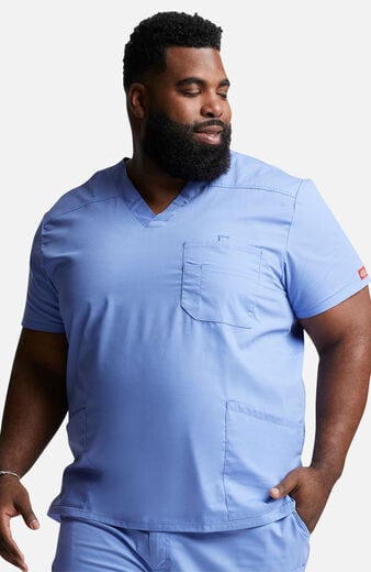 Men's 4-Pocket V-Neck Scrub Top Men's 4-Pocket V-Neck Scrub Top