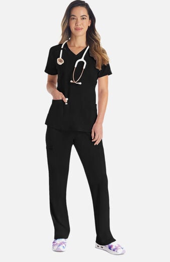 Women's 2-Pocket Utility V-Neck Scrub Top Women's 2-Pocket Utility V-Neck Scrub Top