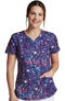 Clearance Women's Dot's Get Going Print Scrub Top, , large