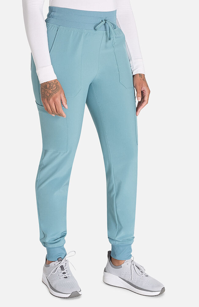 Women's Mid Rise Cargo Jogger Scrub Pant, , large