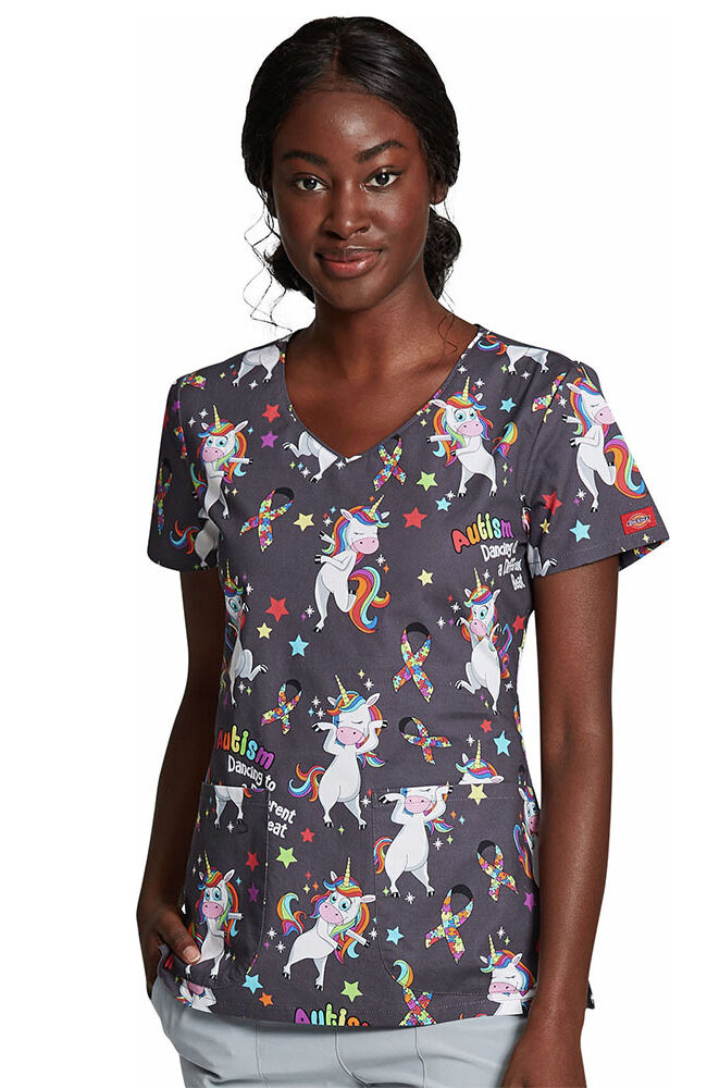Clearance EDS Essentials by Dickies Women s A Different Beat Print