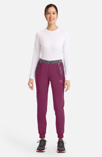 Dynamix by Dickies Women's Tapered Leg Drawstring Jogger Scrub Pant Dynamix by Dickies Women's Tapered Leg Drawstring Jogger Scrub Pant