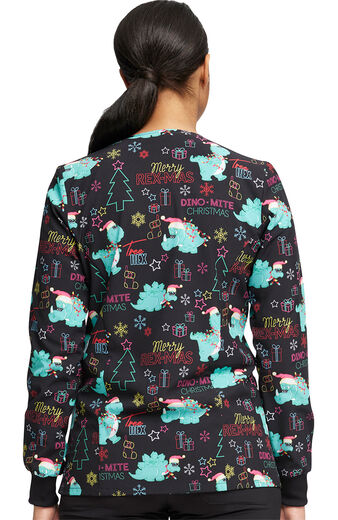 Clearance EDS Signature by Dickies Women's Merry RexMas Print Jacket