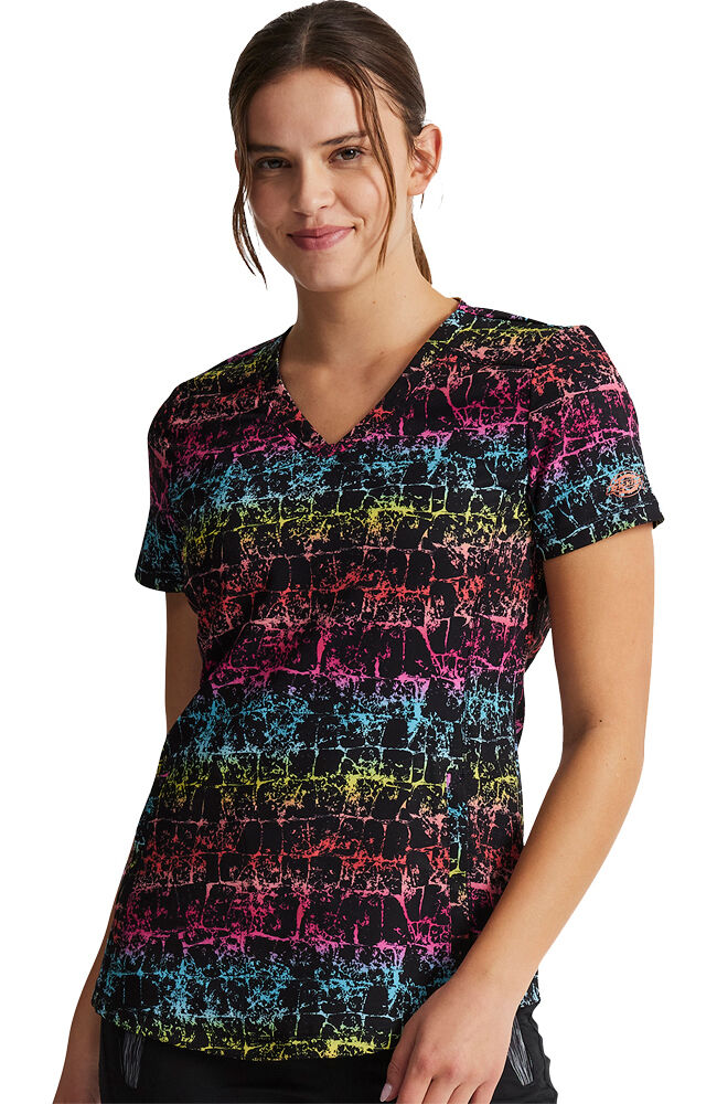 Rainbow scrub hotsell top