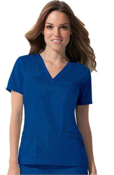 Clearance Women's Youtility Solid Scrub Top, , large