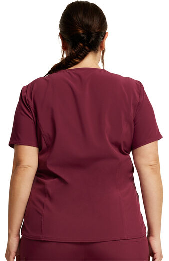 Clearance Riveting by Dickies Women's Tuckable V-Neck Solid Scrub Top