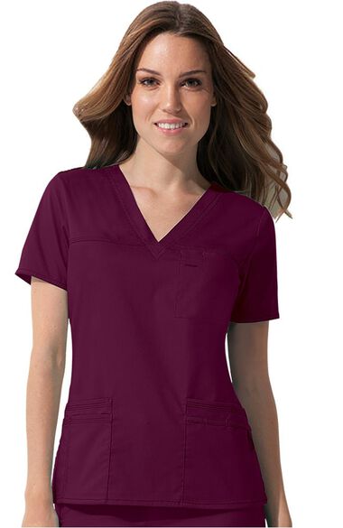 Clearance Women's Youtility Solid Scrub Top, , large
