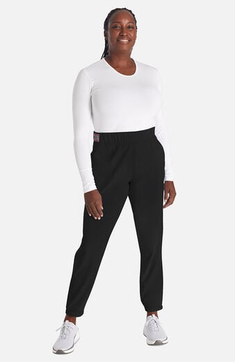 Women's Logo Waistband 5-Pocket Jogger Scrub Pant Women's Logo Waistband 5-Pocket Jogger Scrub Pant