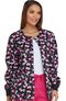 Clearance Women's Snap Front Heart Print Scrub Jacket, , large