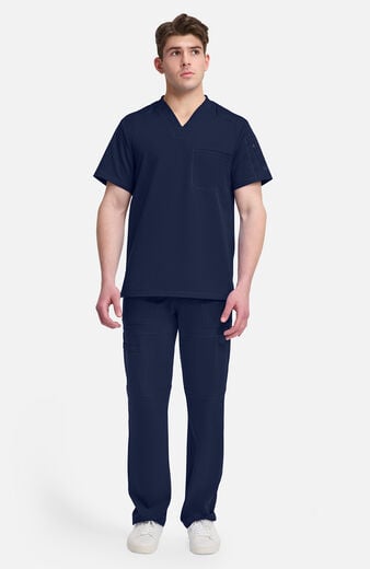 Dynamix by Dickies Men's V-Neck Solid Scrub Top Dynamix by Dickies Men's V-Neck Solid Scrub Top