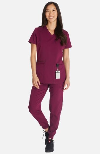 Women's 5-Pocket V-Neck Scrub Top Women's 5-Pocket V-Neck Scrub Top