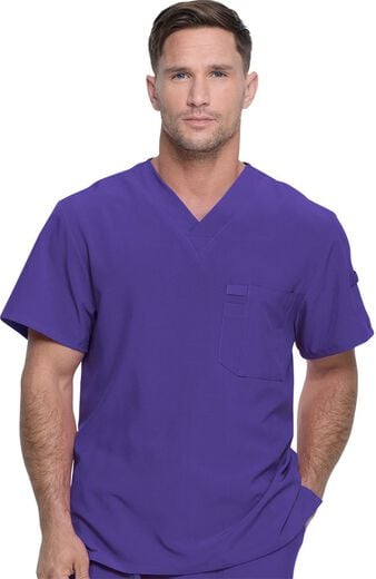Men's V-Neck Solid Scrub Top Men's V-Neck Solid Scrub Top