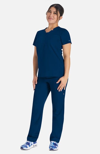 Women's Notched V-Neck Scrub Top Women's Notched V-Neck Scrub Top