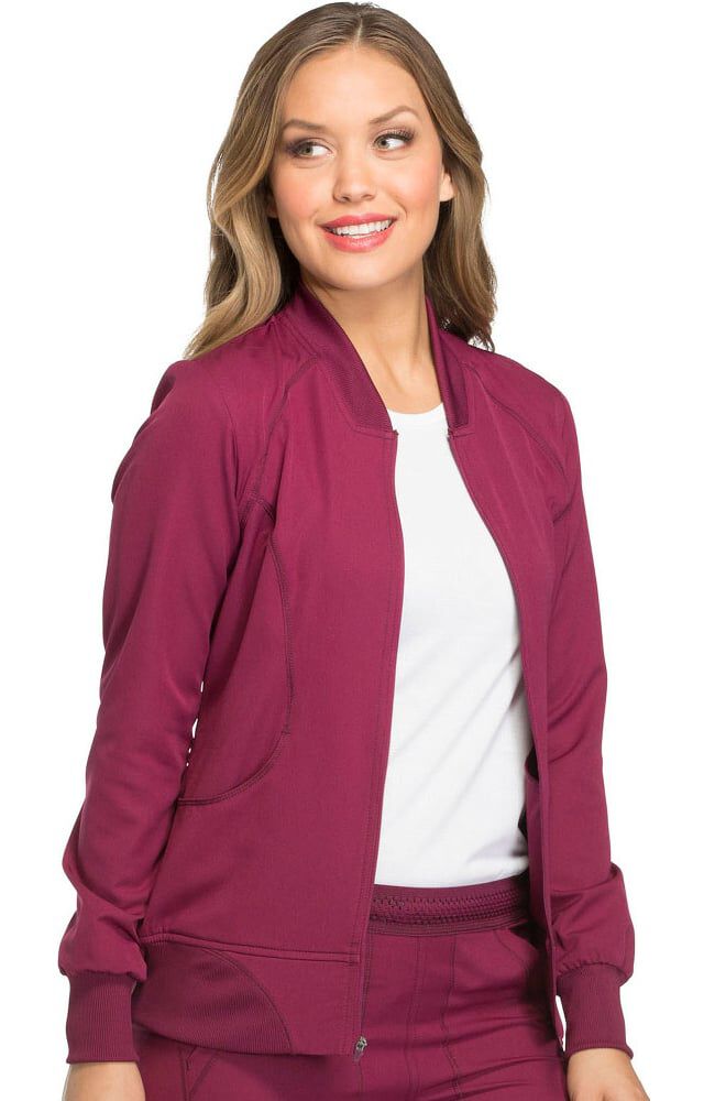 Dickies dynamix men's hotsell zip up scrub jacket