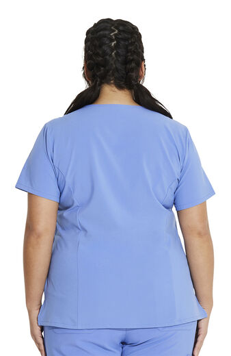 EDS Essentials By Dickies Women's V-Neck Solid Scrub Top