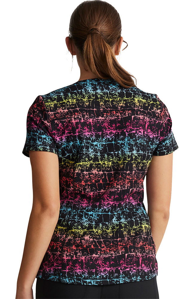 Clearance Dynamix by Dickies Women s Texture Trail Rainbow Print