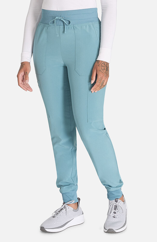 Women's Mid Rise Cargo Jogger Scrub Pant, , large