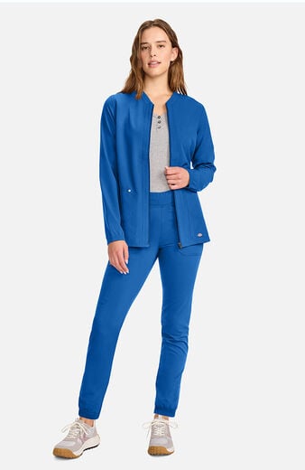 Women's Front-Zip Scrub Jacket Women's Front-Zip Scrub Jacket