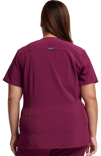 Clearance Riveting by Dickies Women's V-Neck Solid Scrub Top