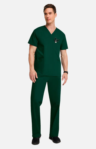 Men's 4-Pocket V-Neck Scrub Top Men's 4-Pocket V-Neck Scrub Top