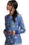 Clearance Women's Roo-Ting For You Print Scrub Jacket, , large