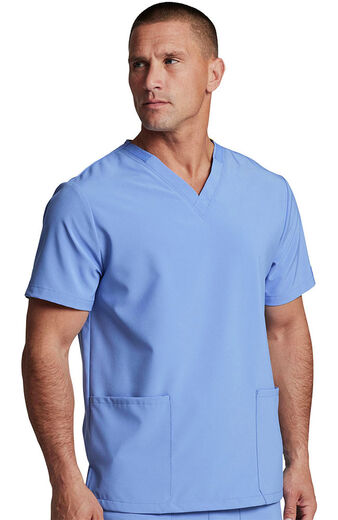 EDS Essentials by Dickies Unisex V-Neck Solid Scrub Top