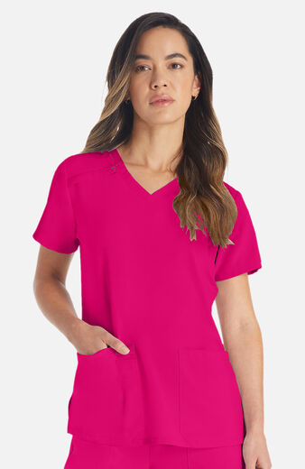 Women's 2-Pocket Utility V-Neck Scrub Top Women's 2-Pocket Utility V-Neck Scrub Top