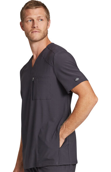 Clearance Men's Premium Solid Scrub Top, , large