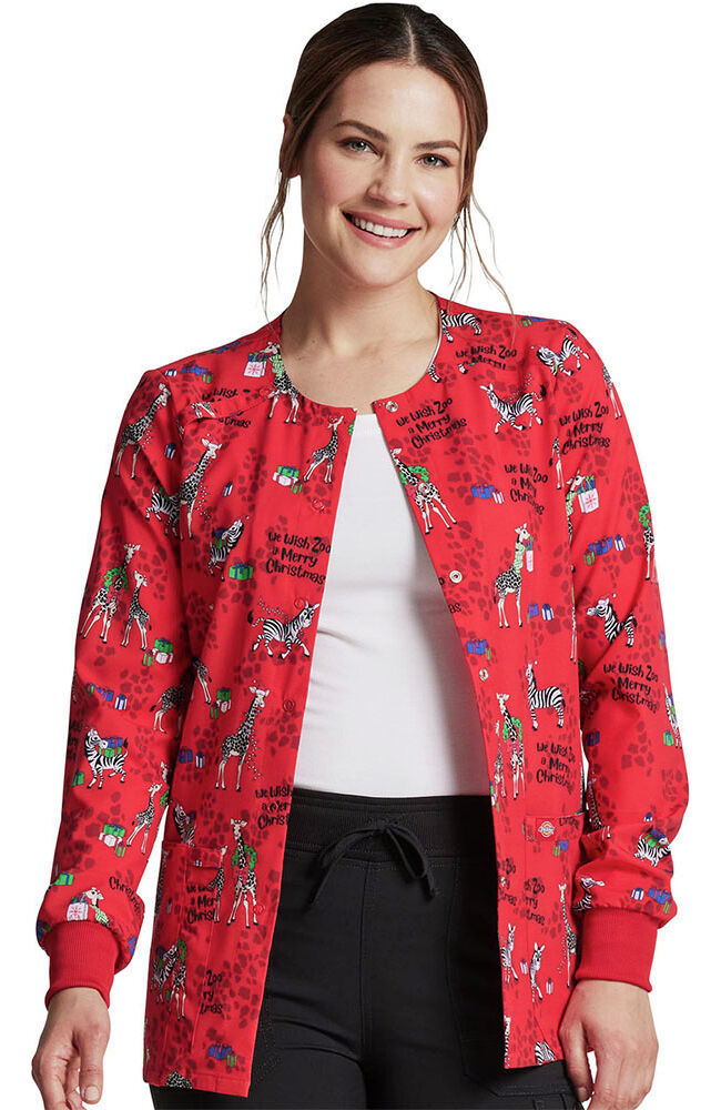 Clearance EDS Signature by Dickies Women s Wish Zoo A Merry