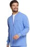 Clearance Men's Zip Front Warm-Up Solid Scrub Jacket, , large