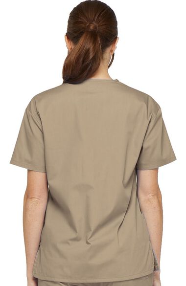 Women's Scrub Set: V-Neck Solid Top & Drawstring Cargo Pant, , large