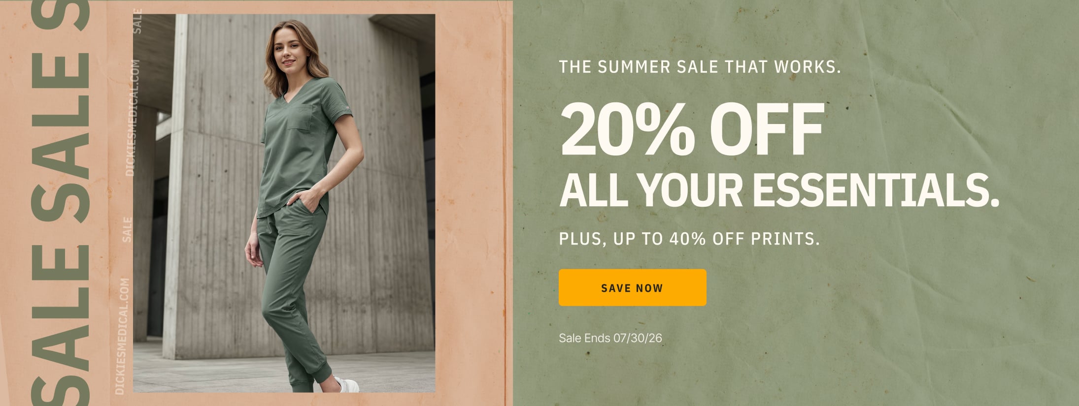 WORK HARD. SAVE HARD. 20% OFF. UP TO 40% OFF PRINTS. SAVE NOW. Sale Ends 6-26-26.