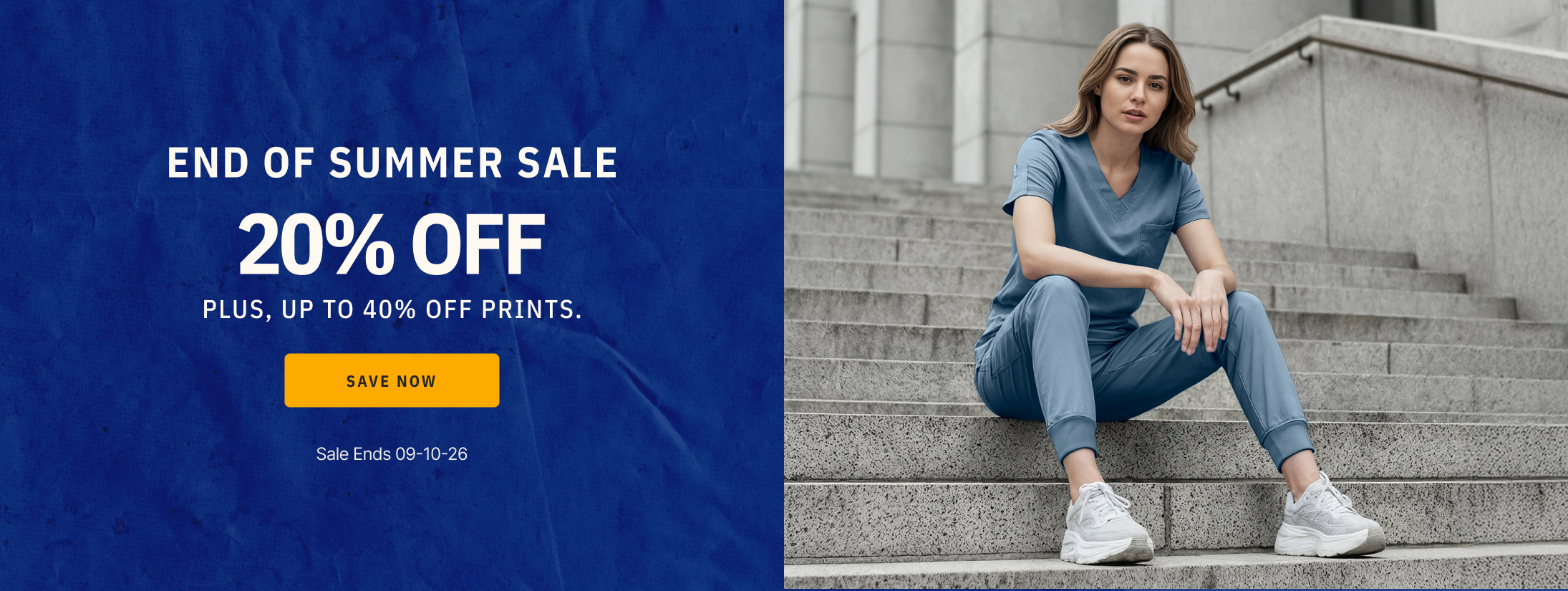 End of Summer Sale
20% Off All Your Essentials. Sale ends 09-10-26