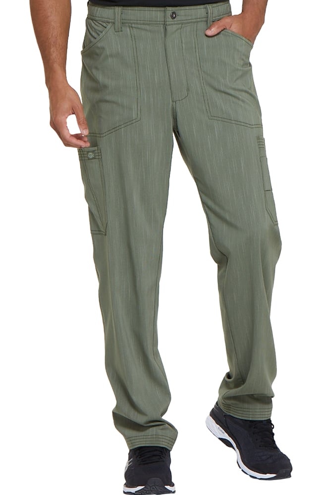 Clearance Advance by Dickies Men's Zip Fly Cargo Scrub Pant