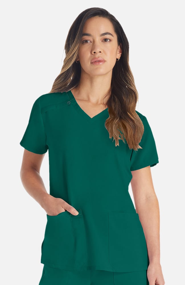 Women's 2-Pocket Utility V-Neck Scrub Top | Dickies