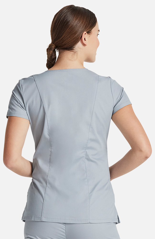 Women's 5-Pocket Shaped V-Neck Scrub Top | Dickies