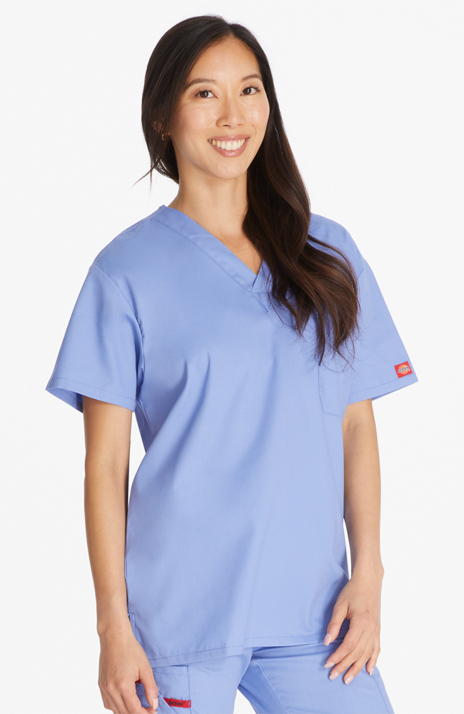EDS Signature by Dickies Unisex V-Neck Top | Dickies Medical