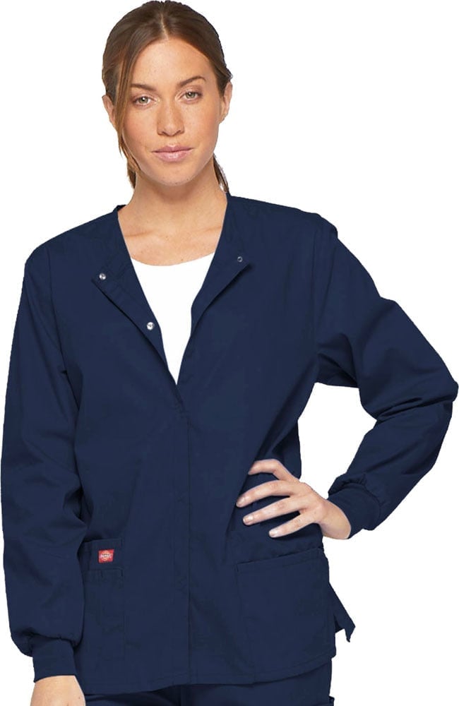 EDS Signature by Dickies Women's Snap Front Scrub Jacket | Dickies Medical